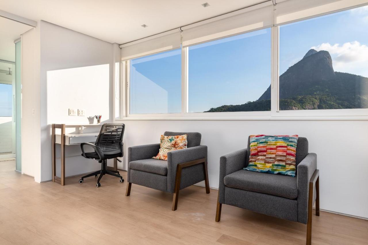 Belo No Leblon - Vista Para Morro 2 Irmaos - Guc6 Zn1 Rio de Janeiro Extérieur photo