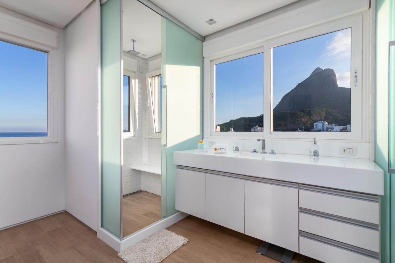 Belo No Leblon - Vista Para Morro 2 Irmaos - Guc6 Zn1 Rio de Janeiro Extérieur photo