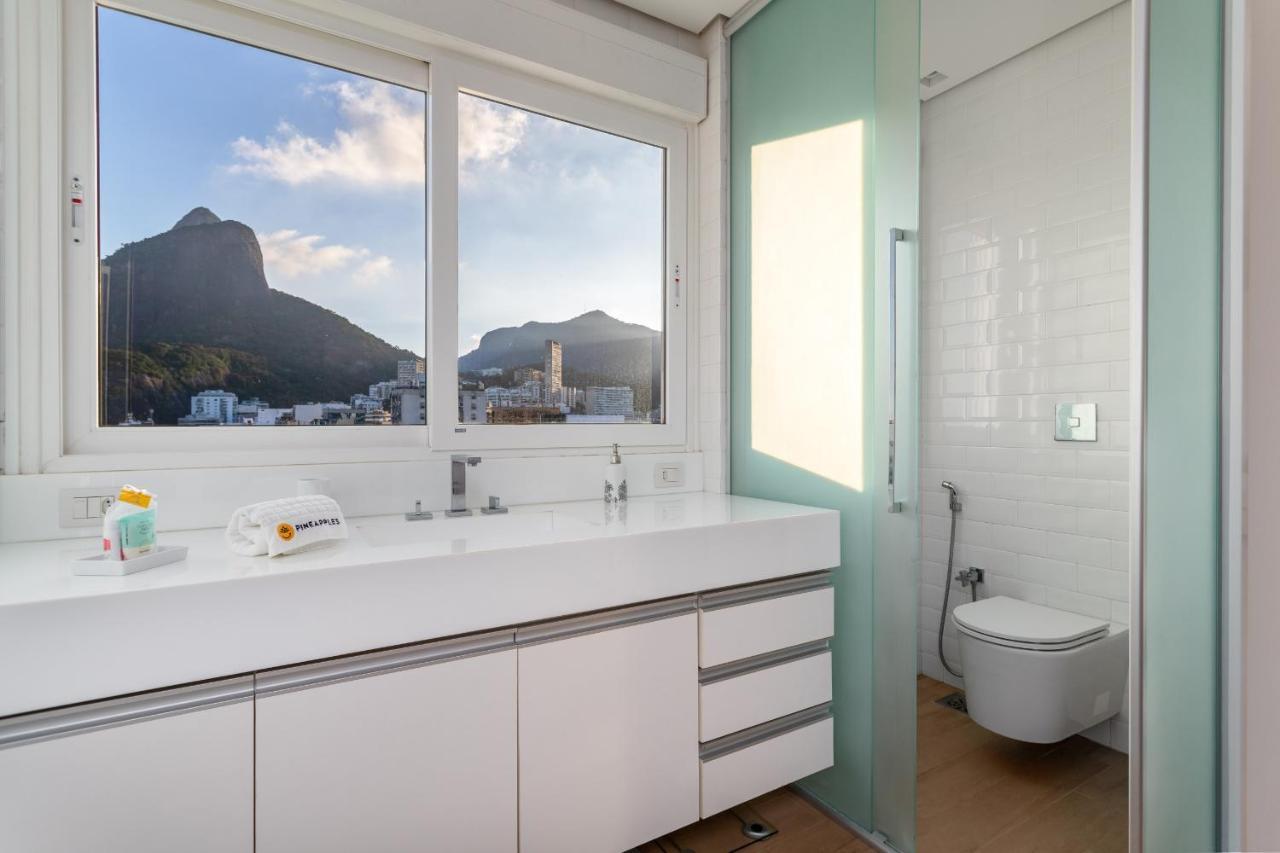 Belo No Leblon - Vista Para Morro 2 Irmaos - Guc6 Zn1 Rio de Janeiro Extérieur photo